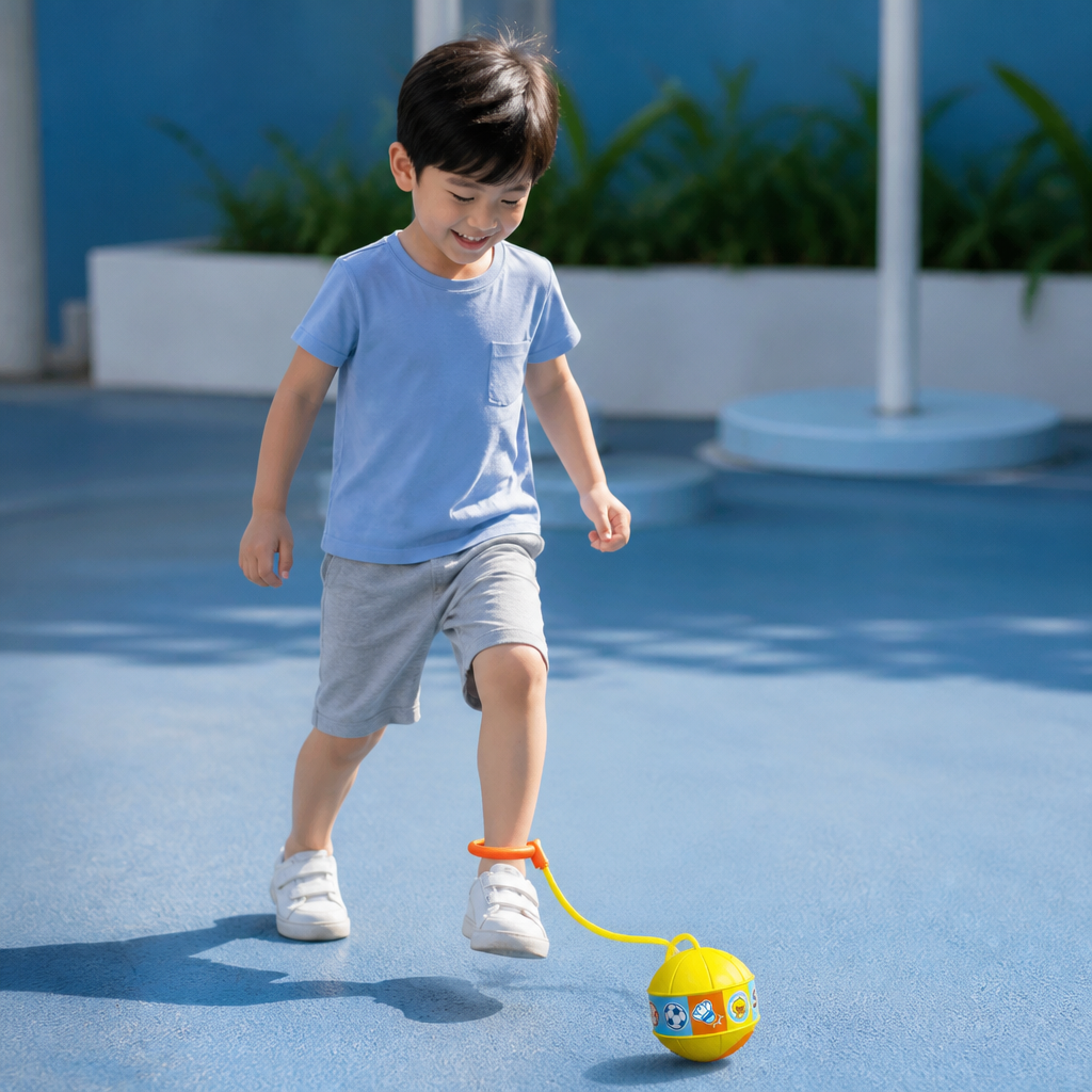 Interactive Skip Ball Ankle Swing Toy for Kids