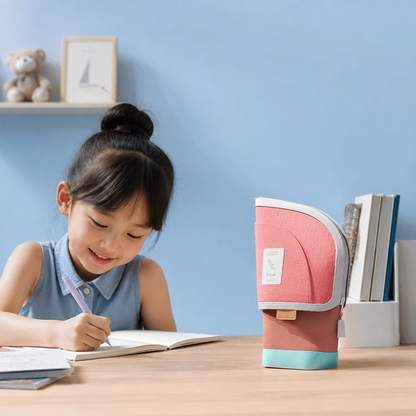 2-in-1 Pop-Up Pencil Case with Pen Holder – Space-Saving Desk Organizer
