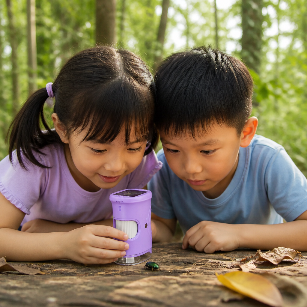 Kids’ 2-in-1 Digital Microscope & Telescope with Photo and Video Camera