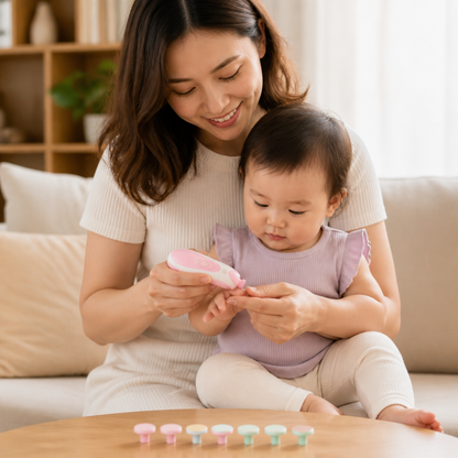 Electric Baby Nail Trimmer – 6-in-1 Nail Care Set