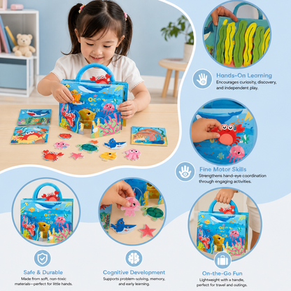 Montessori Ocean Animals Sensory Busy Book