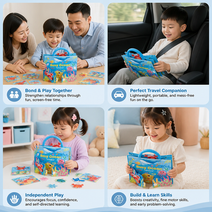Montessori Ocean Animals Sensory Busy Book