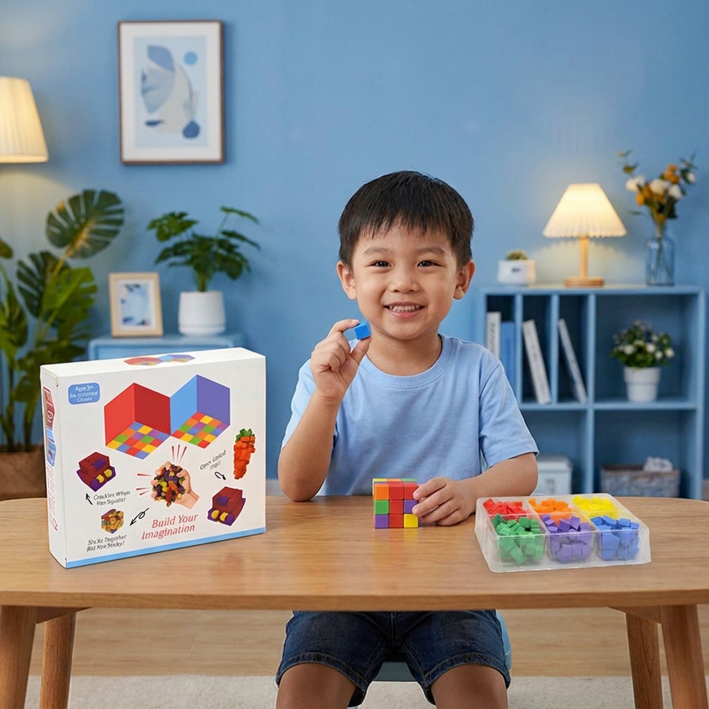 Creative Sensory Sticky Cubes