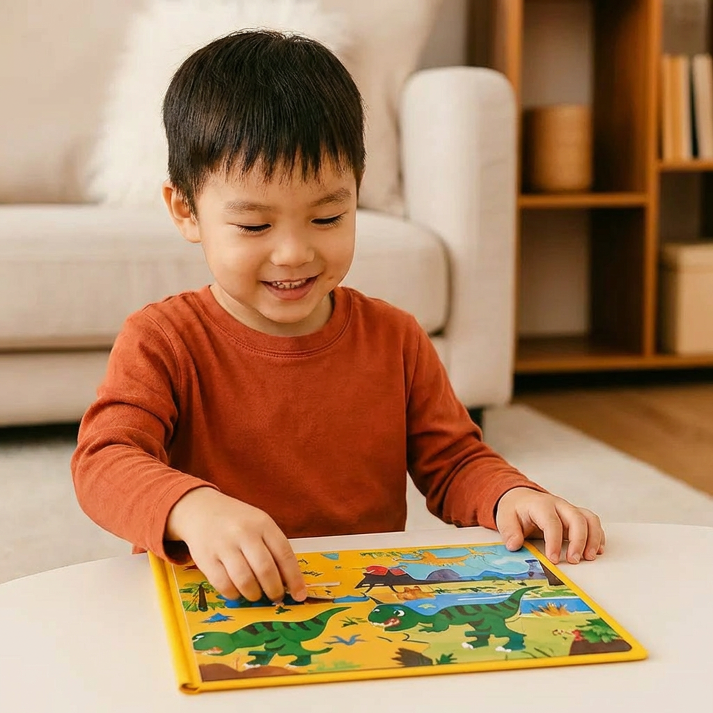 Magnetic Montessori Puzzle Book