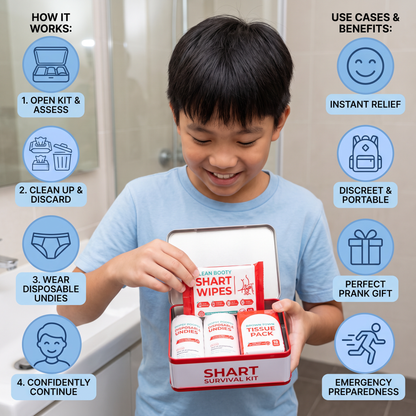 Funny Shart Survival Kit – Ultimate Poop Prank Gift Set