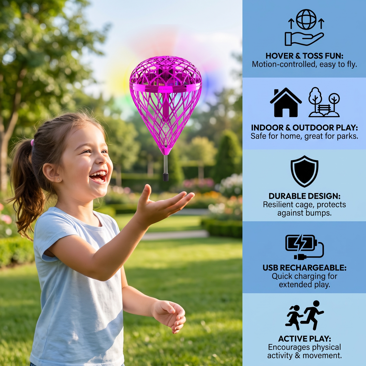 Flying Bouncing Orb Ball – Magic Hover & Toss Toy for Kids