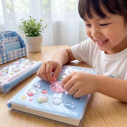 3D Squishy Pet Paw Stickers – Cute Puffy Stickers for Kids