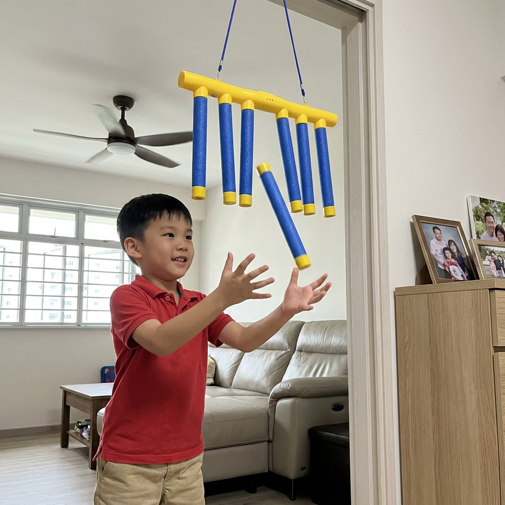 Falling Sticks Reflex Challenge Game – Hand-Eye Coordination Toy