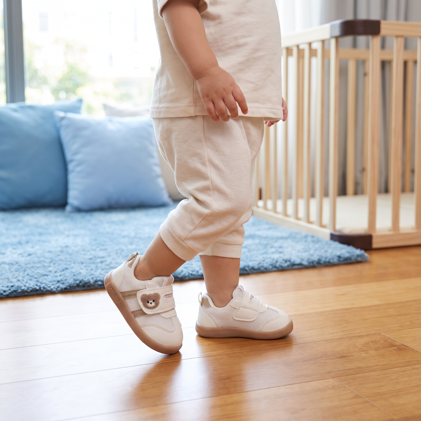 Breathable Baby & Toddler First Walking Shoes – Soft Sole & Non-Slip