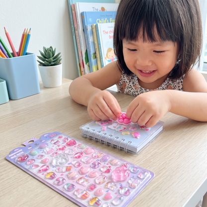 3D Squishy Pet Paw Stickers – Cute Puffy Stickers for Kids