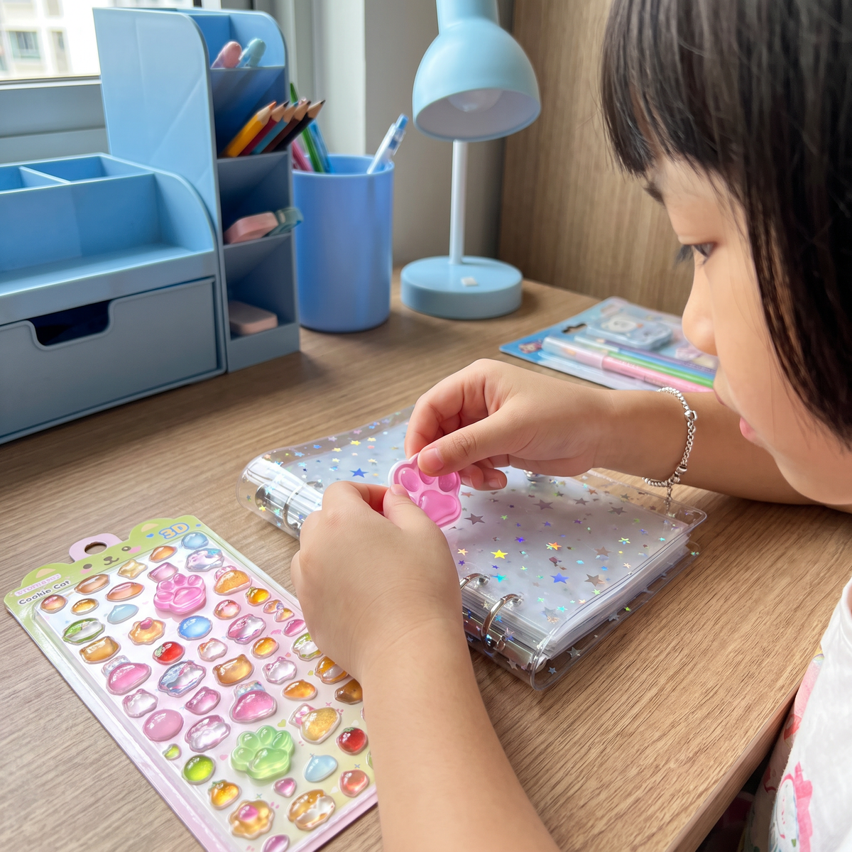 3D Squishy Pet Paw Stickers – Cute Puffy Stickers for Kids