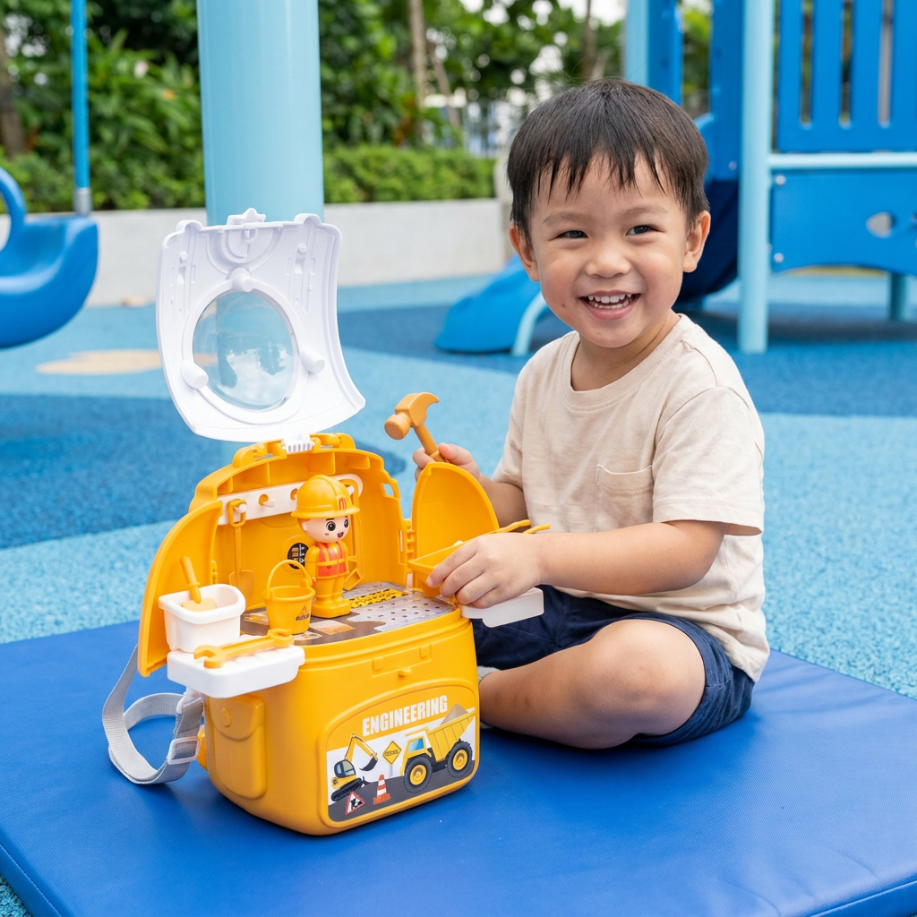 3-in-1 Backpack Playset for on the Go