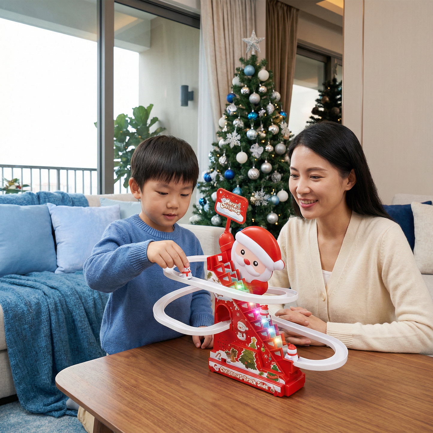 Santa Claus Roller Coaster Fun