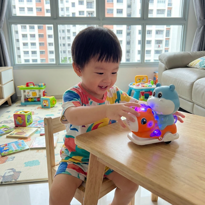 Interactive Animal Swing Toy with Music & Lights