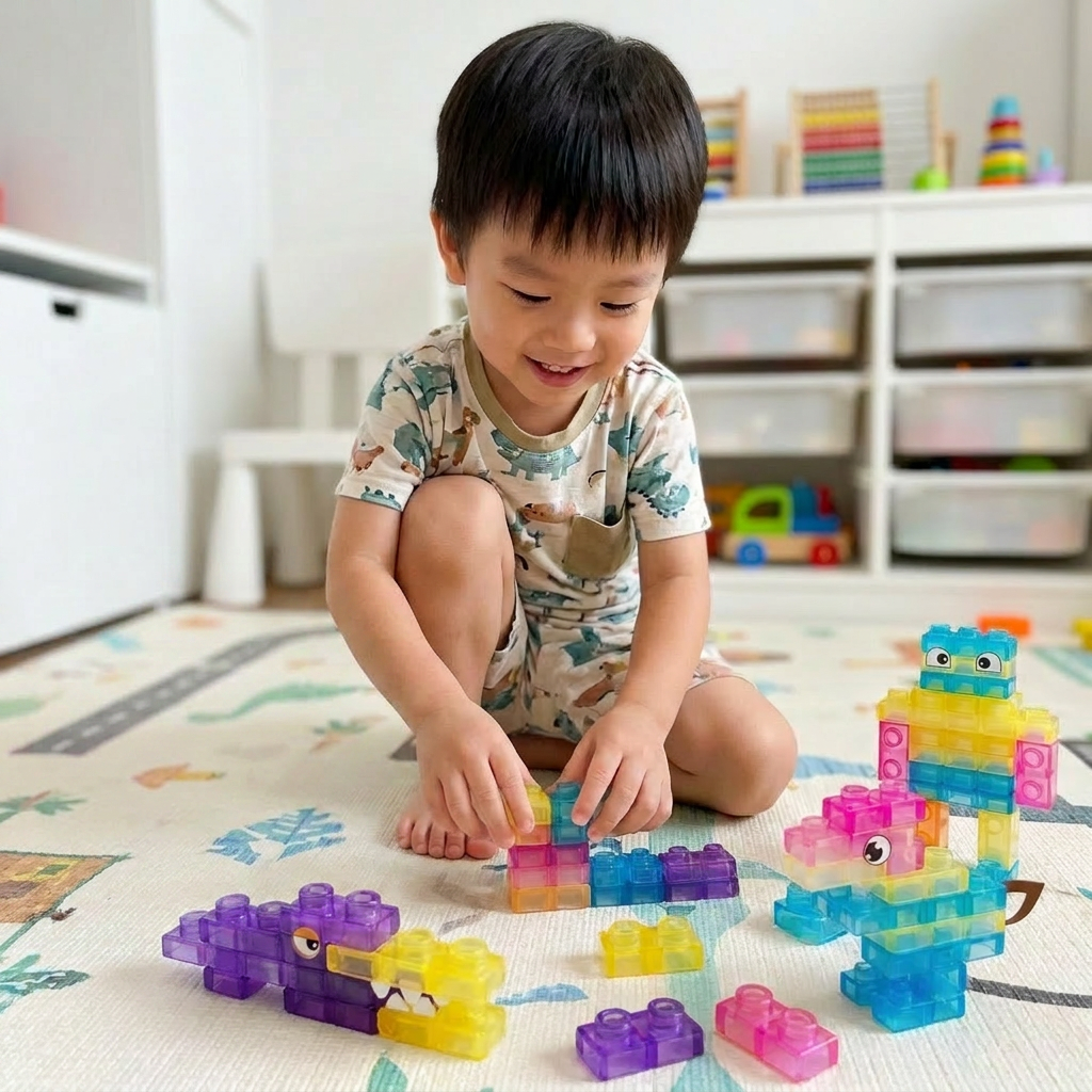 Sensory Soft Building Blocks for Kids – Soft, Squeezable Learning Blocks for Play & Fun