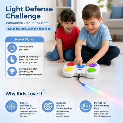 Light Defense Challenge – Interactive LED Reflex Game