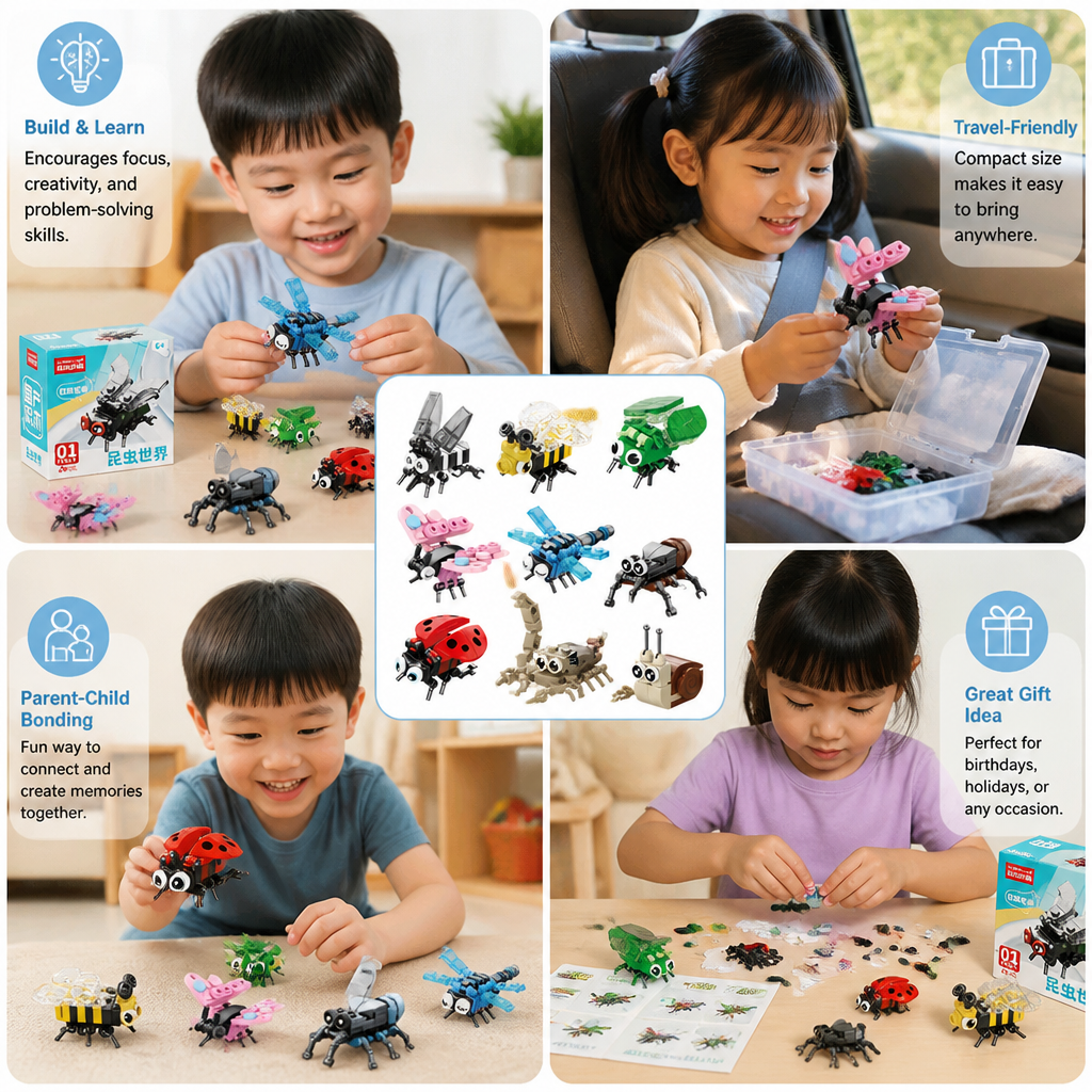Animal Building Blocks Set