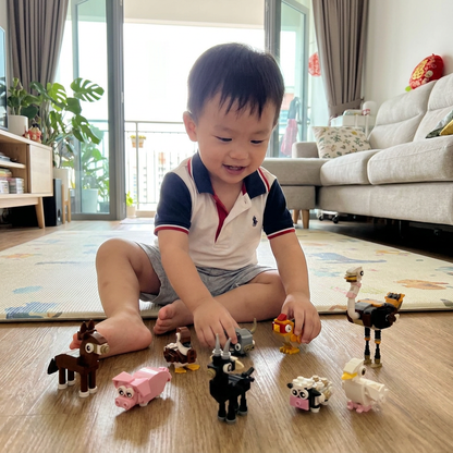 Animal Building Blocks Set