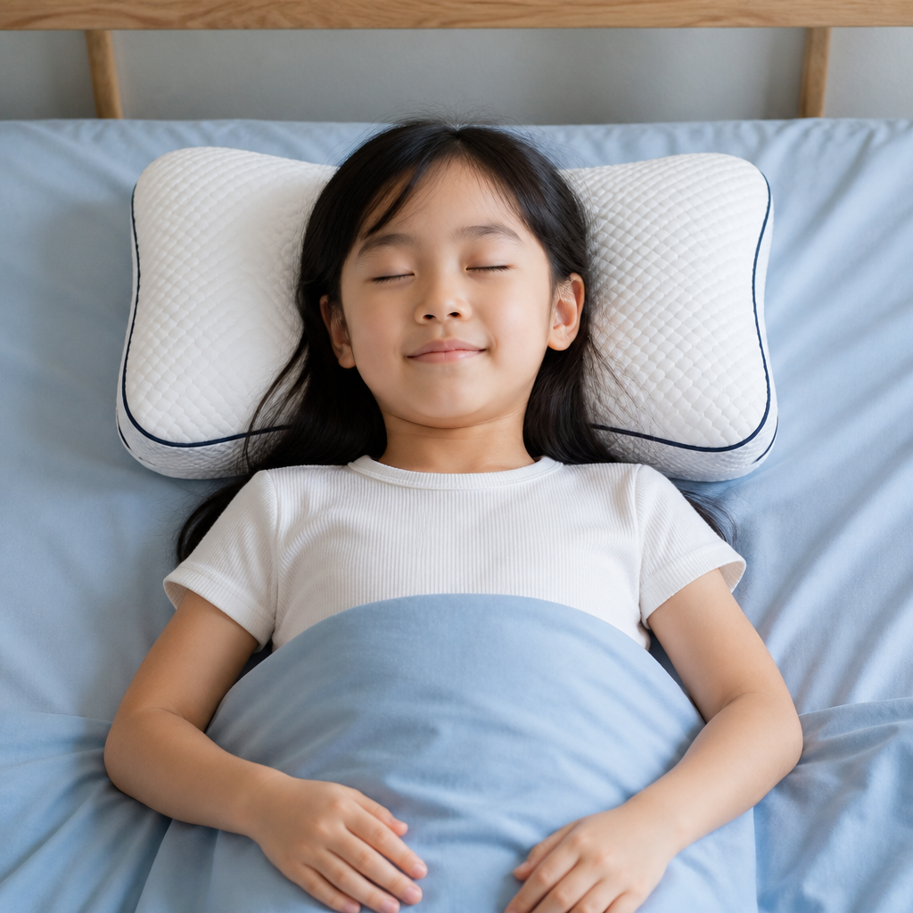 Ergonomic Neck Support Memory Foam Kids Pillow
