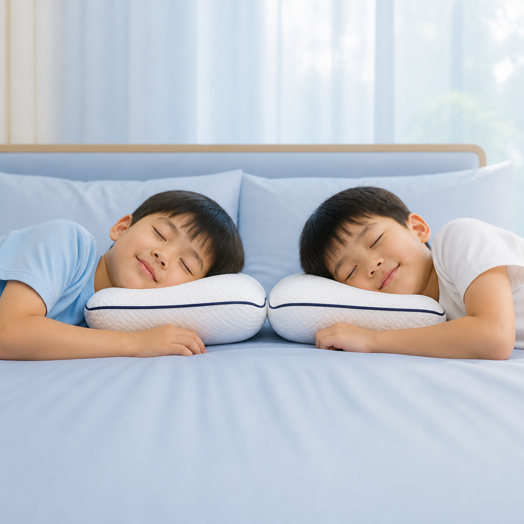 Ergonomic Neck Support Memory Foam Kids Pillow