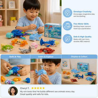 Animal Building Blocks Set