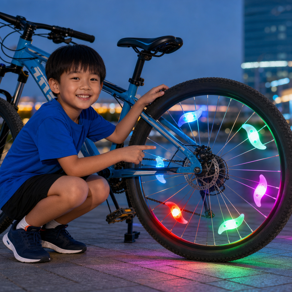 Colorful LED Bicycle Wheel Spoke Lights