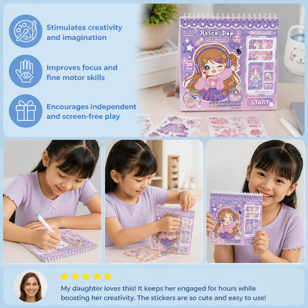 Princess Dress-Up Sticker Activity Book