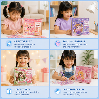 Princess Dress-Up Sticker Activity Book