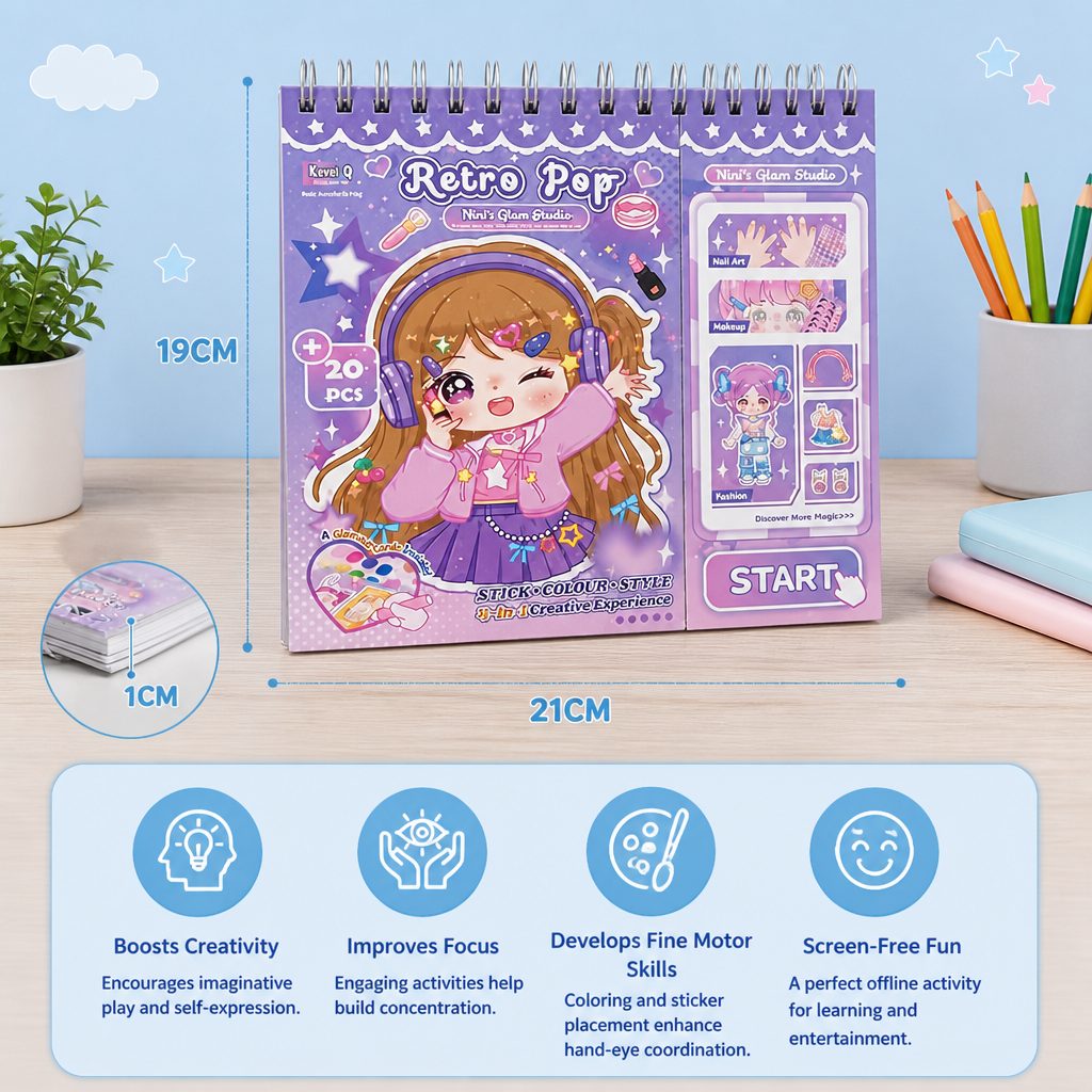 Princess Dress-Up Sticker Activity Book