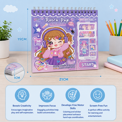 Princess Dress-Up Sticker Activity Book
