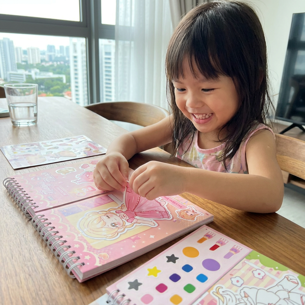 Princess Dress-Up Sticker Activity Book