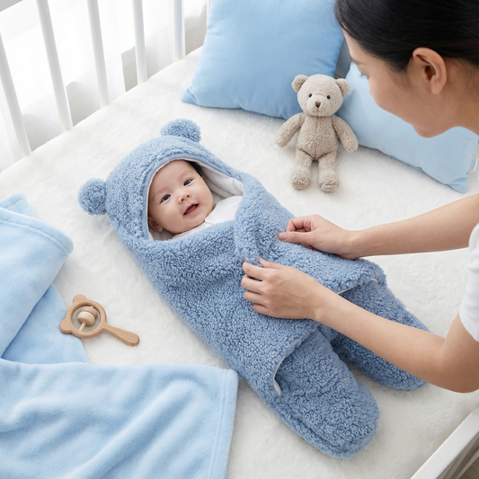 Baby Blanket and Pyjamas in Bear Design