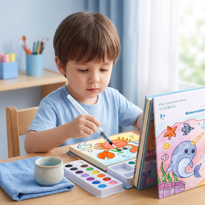 All-in-One Watercolour Painting Book
