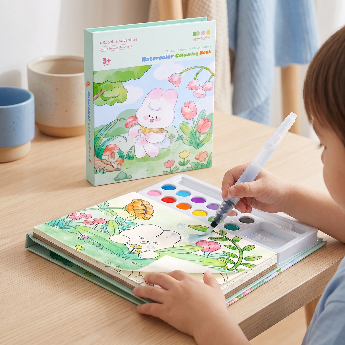 All-in-One Watercolour Painting Book