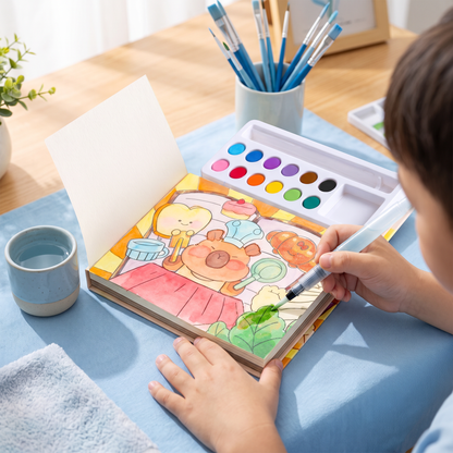 All-in-One Watercolour Painting Book