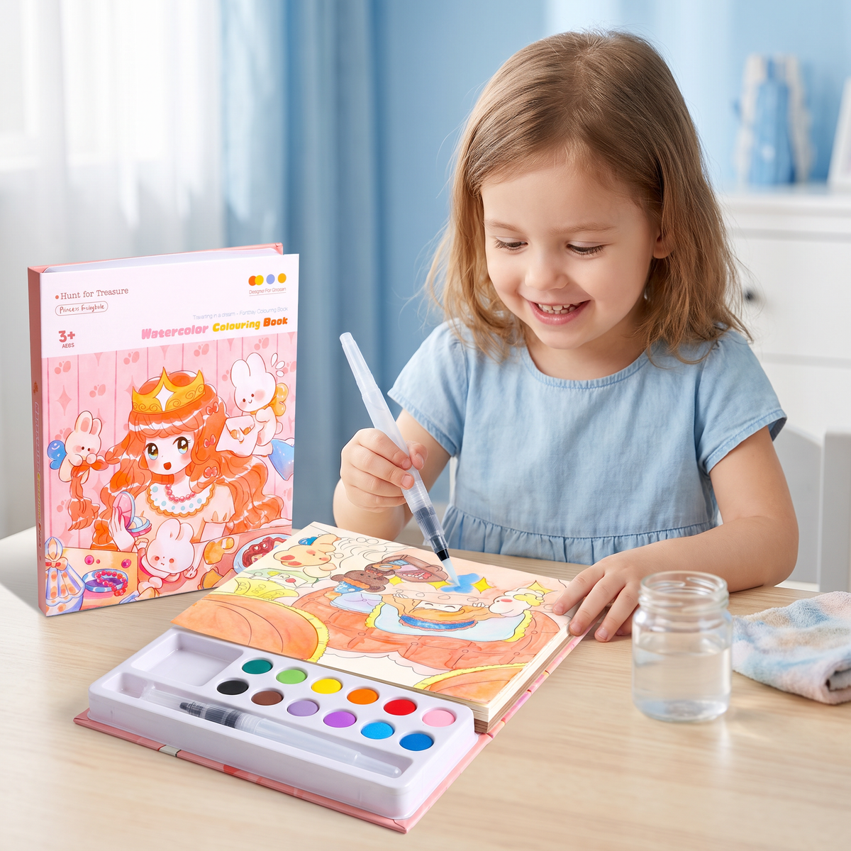 All-in-One Watercolour Painting Book
