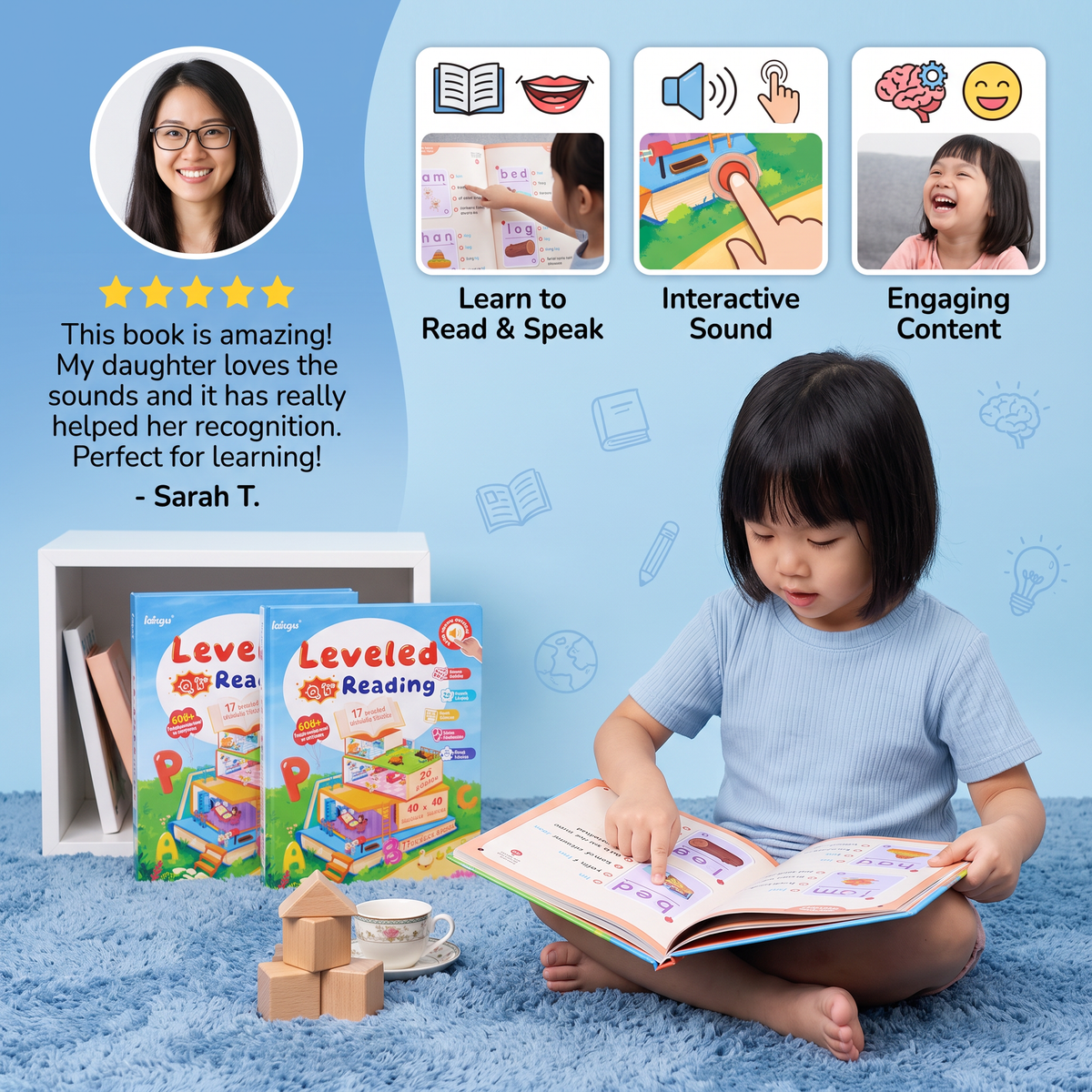 My First Leveled Reading Sound Book – Interactive Reading & Literacy