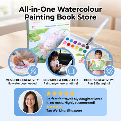 All-in-One Watercolour Painting Book
