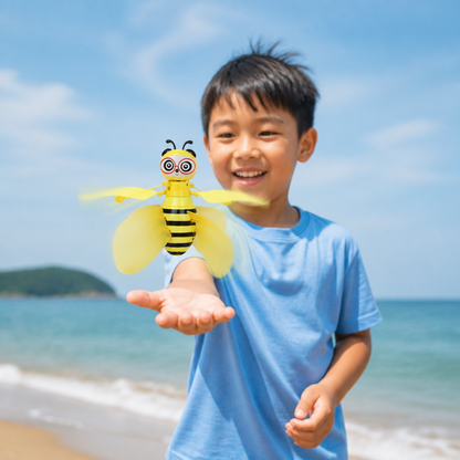 Hand-Controlled Flying Bee Toy with Motion Sensor and LED Lights