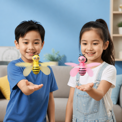 Hand-Controlled Flying Bee Toy with Motion Sensor and LED Lights