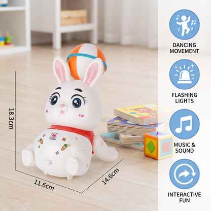 Interactive Dancing Rabbit Toy – Lights, Music & Fun Movement
