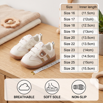 Breathable Baby & Toddler First Walking Shoes – Soft Sole & Non-Slip