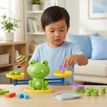 Educational Frog Balance Children’s Toy – Making Maths Easy!