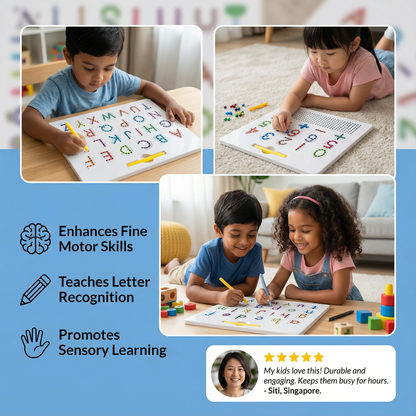 Educational Magnetic Bead Writing Learning Board