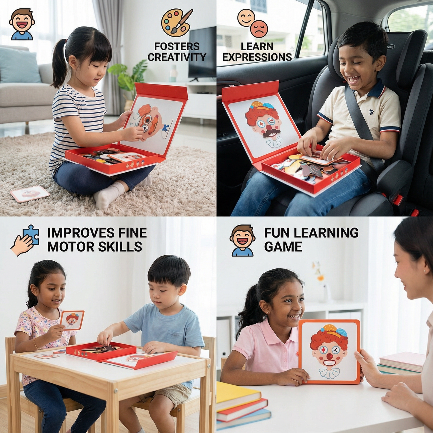 Educational Facial Expression Learning Puzzle for Children