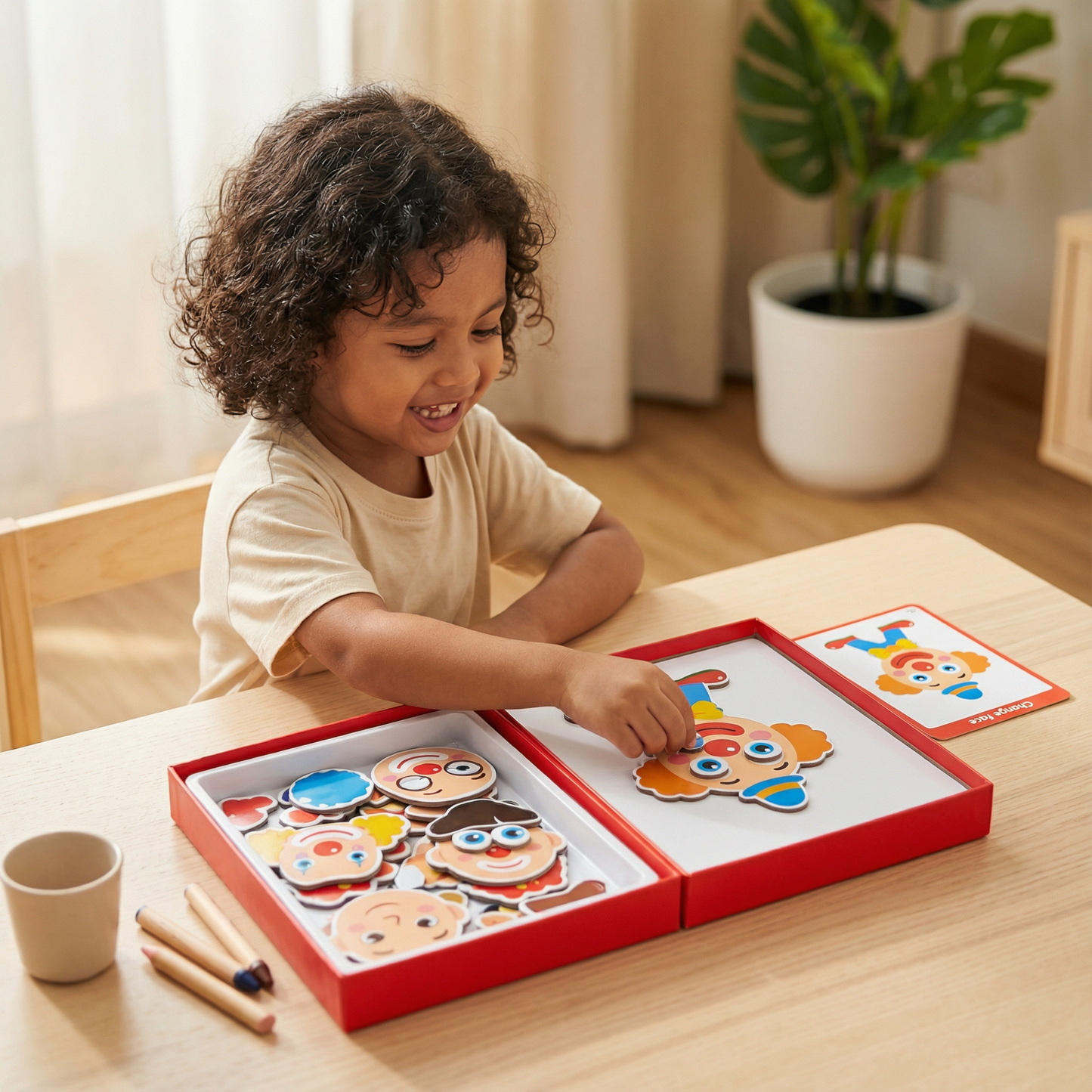 Educational Facial Expression Learning Puzzle for Children