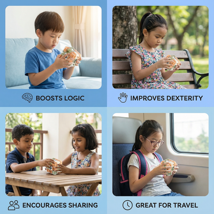 3D Labyrinth Puzzle Cube