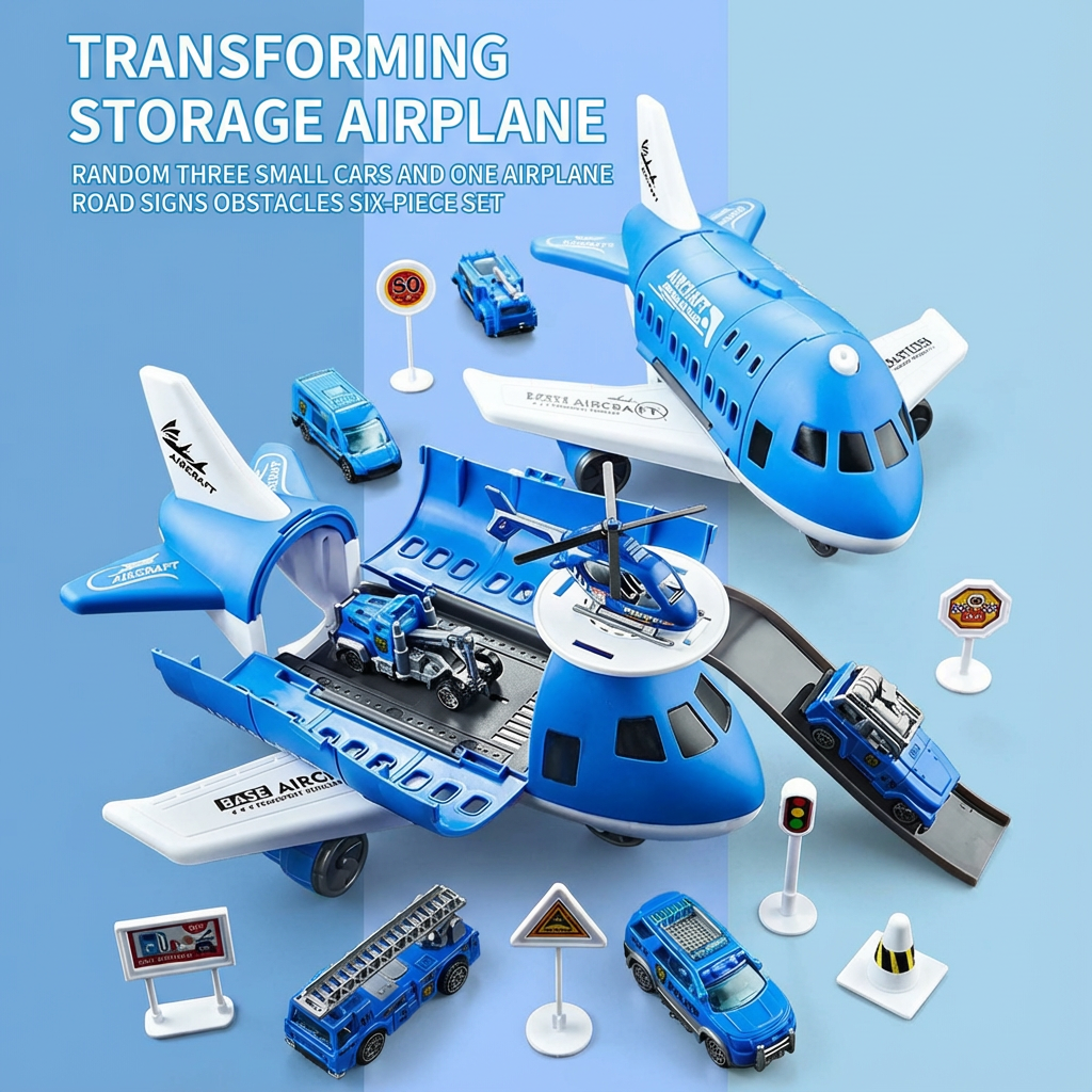 Airplane and Vehicle Play Set