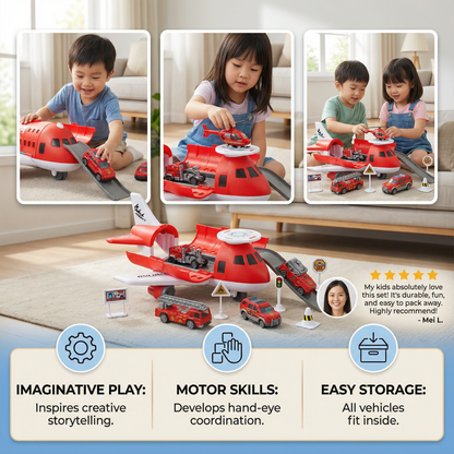Airplane and Vehicle Play Set