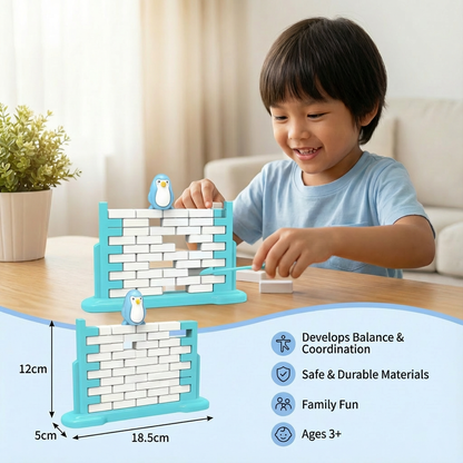 Penguin Ice Wall Balance Family Game